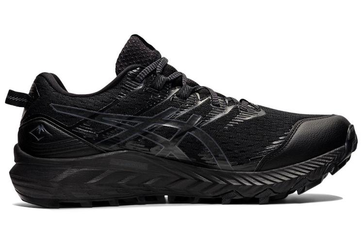 Трейл-беговые кроссовки мужские ASICS GEL-TRABUCO 10 GTX черные, 42 EU