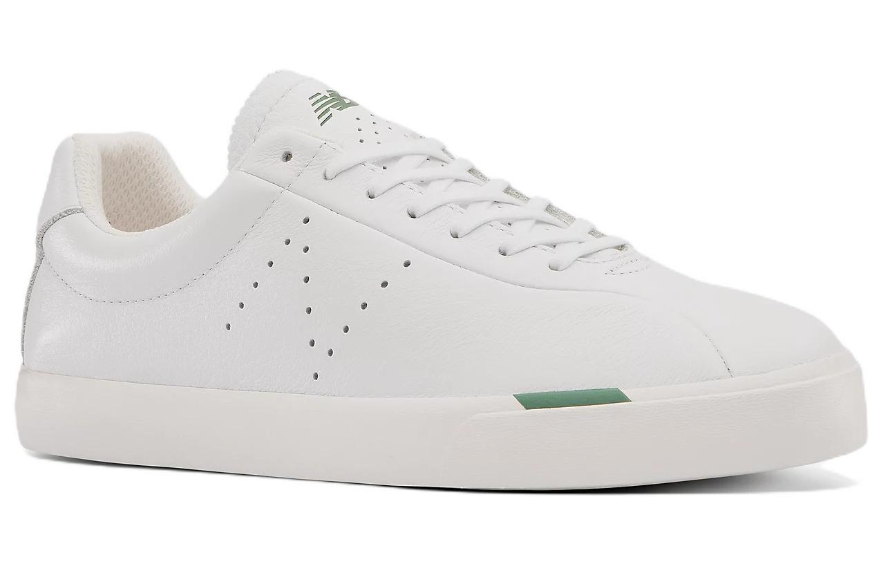 Кроссовки унисекс New Balance Numeric 22 белые и зелёные, 37.5 EU