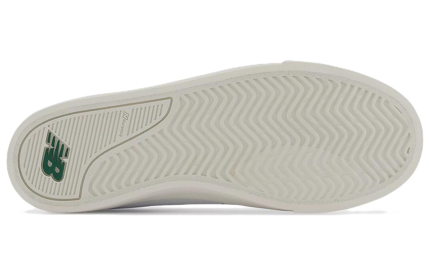 Кроссовки унисекс New Balance Numeric 22 белые и зелёные, 37.5 EU