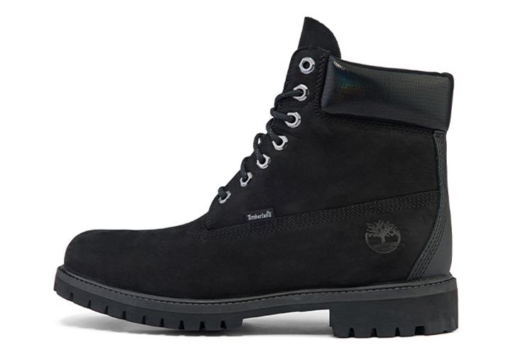 Ботинки мужские Timberland Премиум 6 Inch Waterproof Wide Fit черные nubuck, 44.5 EU