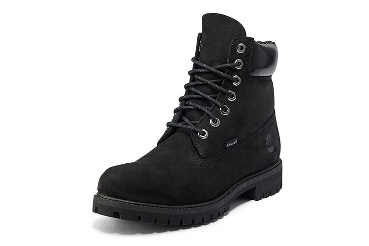 Ботинки мужские Timberland Премиум 6 Inch Waterproof Wide Fit черные nubuck, 44.5 EU