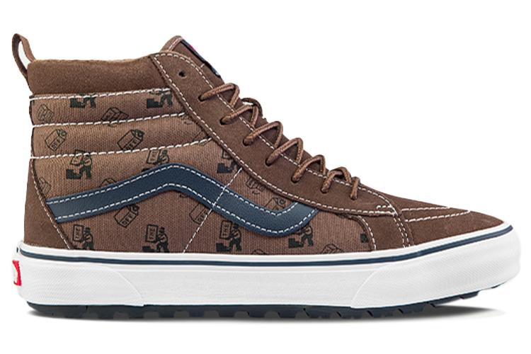 Кроссовки унисекс Vans Sk8 Hi Mte 1 коричневые, 41 EU