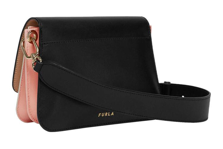 Сумка женская Furla Roman черно-белая