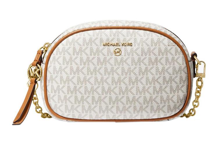 Сумка женская MICHAEL KORS Jet Set Charm Canvas ванильная белая