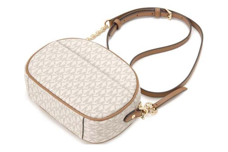 Сумка женская MICHAEL KORS Jet Set Charm Canvas ванильная белая