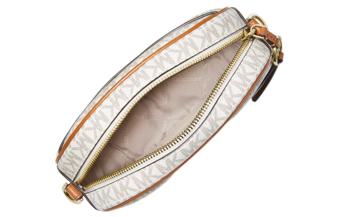 Сумка женская MICHAEL KORS Jet Set Charm Canvas ванильная белая