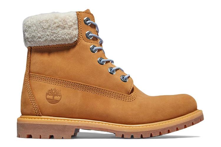 Ботинки женские Timberland Premium 6 Inch Waterproof Boot wheat nubuck and blue, 37 EU