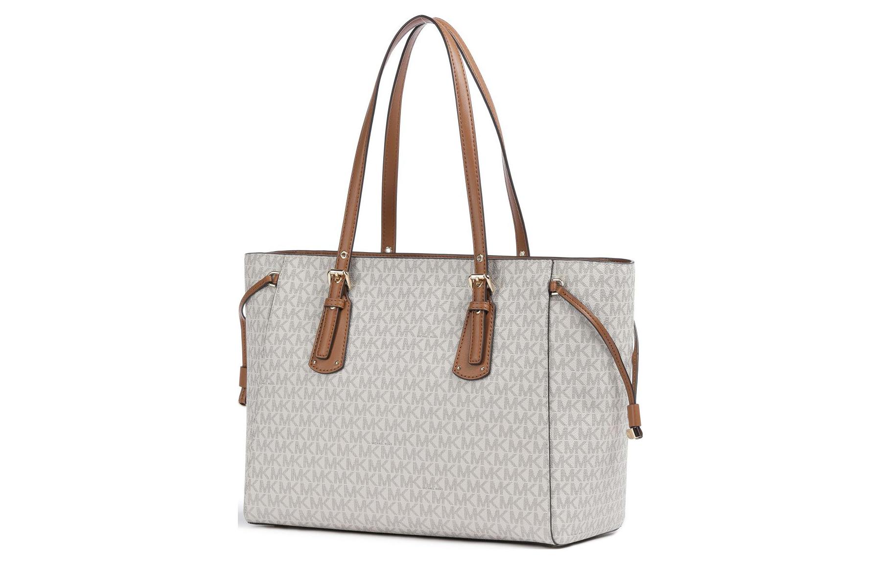 Сумка женская MICHAEL KORS Voyager через плечо vanilla white