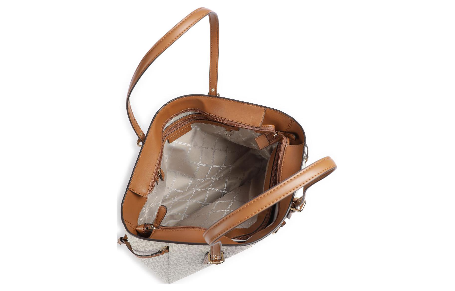 Сумка женская MICHAEL KORS Voyager через плечо vanilla white