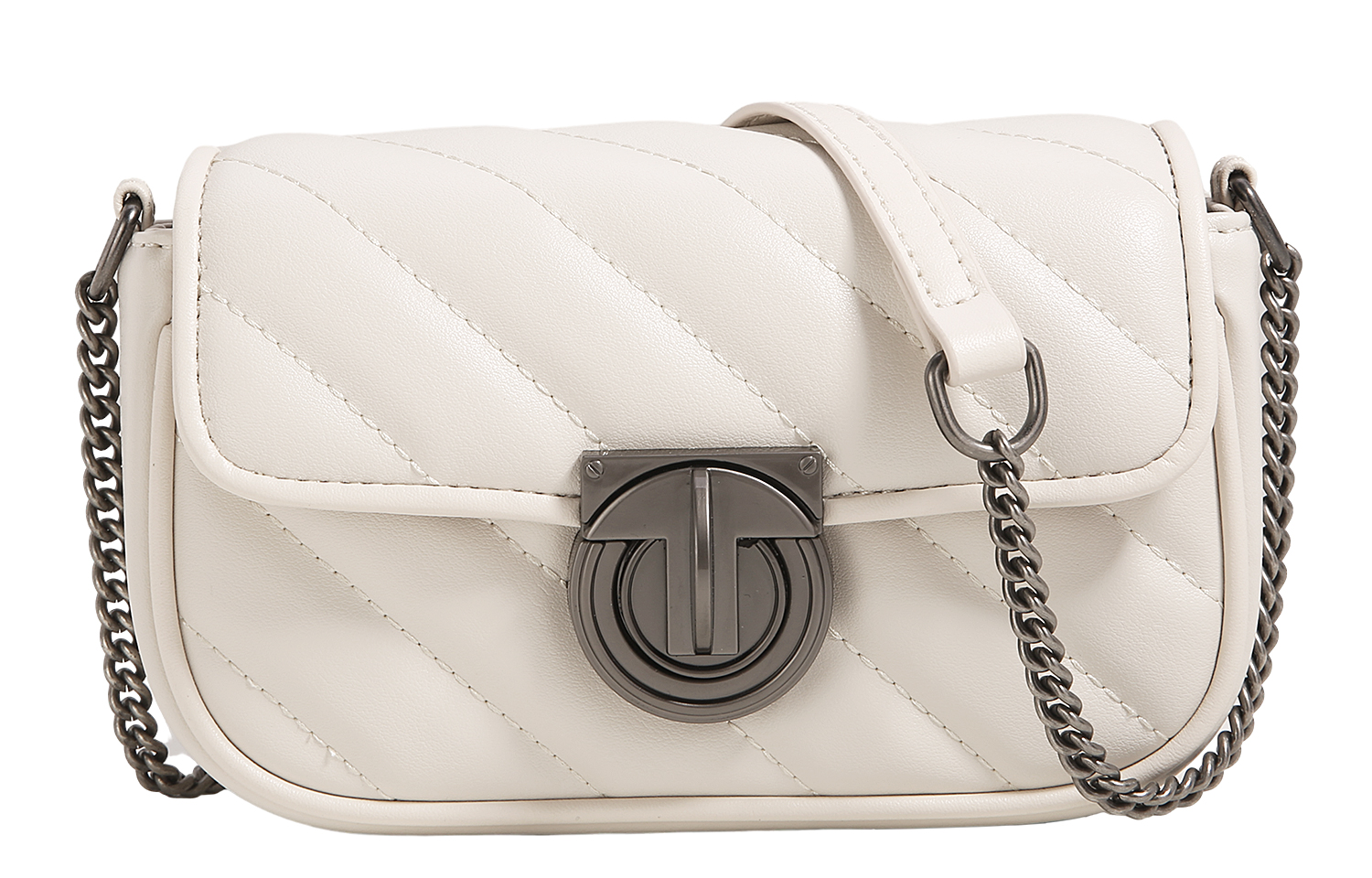 Сумка женская Miao Di MD20BS9471 молочно-белый, полночный черный