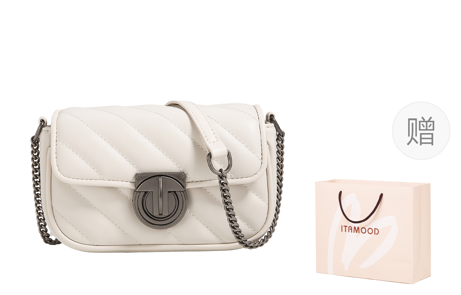 Milkshake White, Shopping Bag