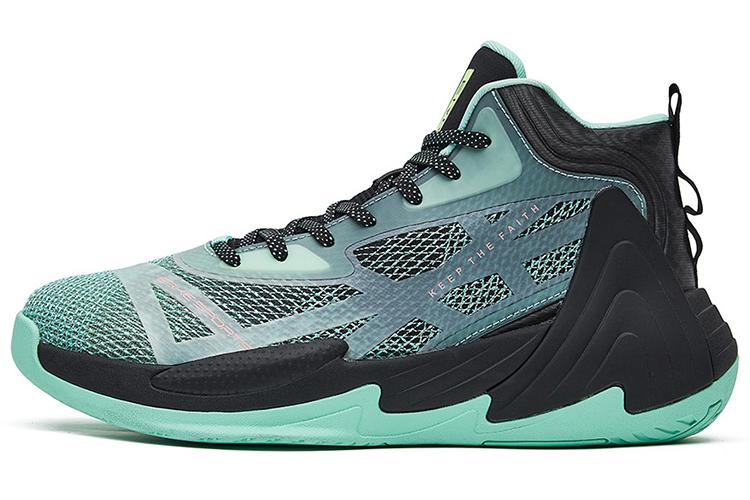 Кроссовки мужские Erke Shock Absorbers черные, зеленые