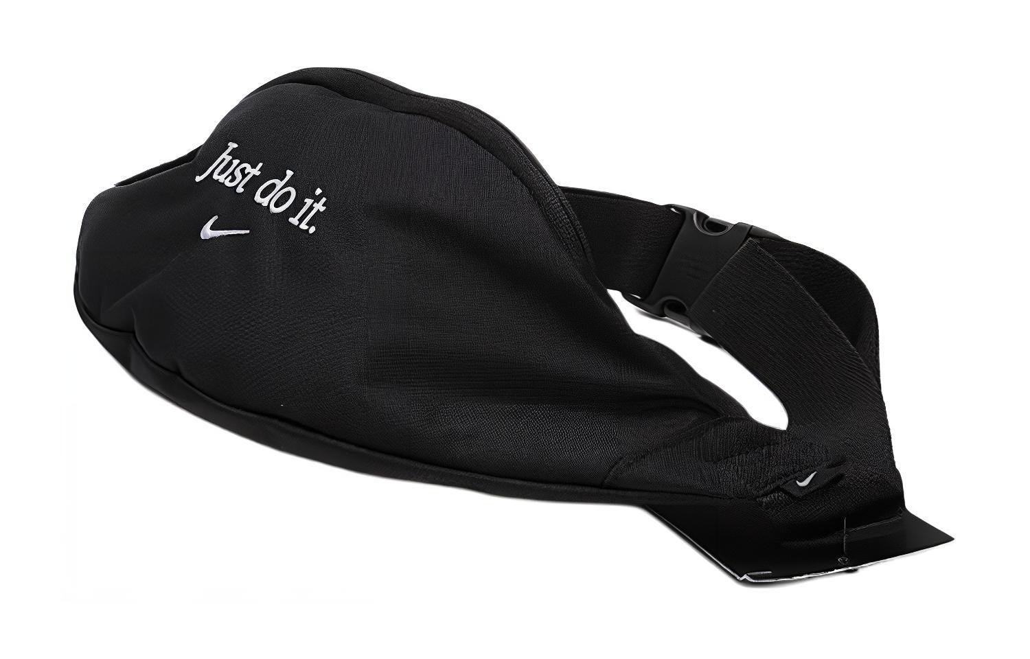 Сумка унисекс Nike BA5781-010 черная с белой вышивкой