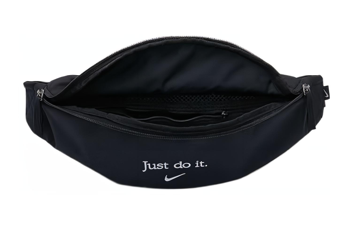 Сумка унисекс Nike BA5781-010 черная с белой вышивкой