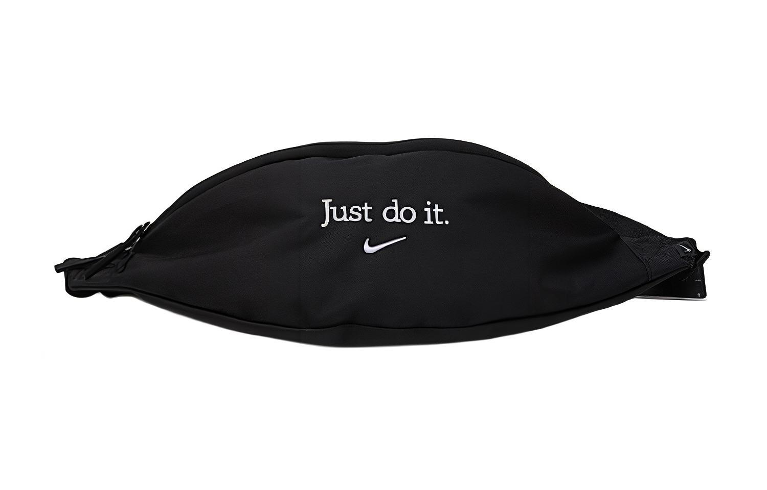 Сумка унисекс Nike BA5781-010 черная с белой вышивкой