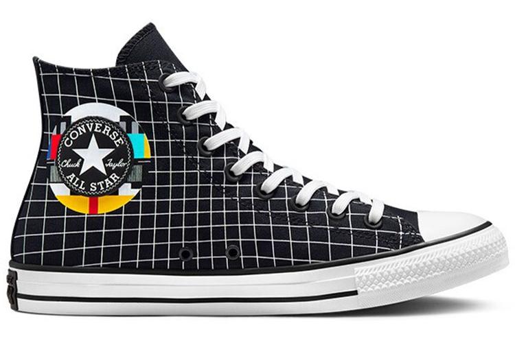 Кеды унисекс Converse Chuck Taylor All Star High черные-белые, 35 EU
