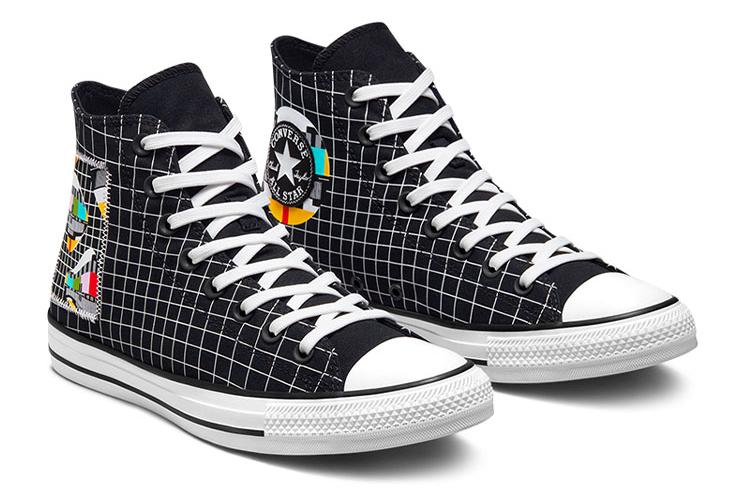 Кеды унисекс Converse Chuck Taylor All Star High черные-белые, 35 EU