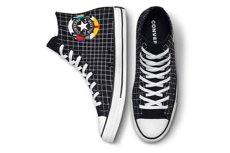 Кеды унисекс Converse Chuck Taylor All Star High черные-белые, 35 EU