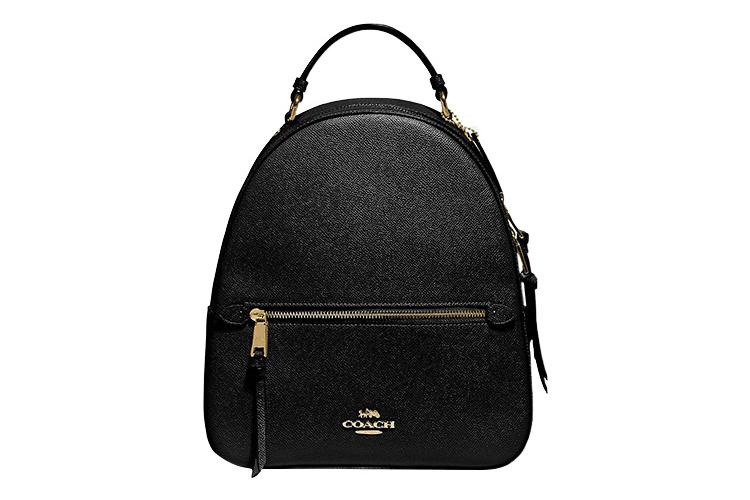 Рюкзак женский COACH Jordyn Cross-Stitch черный большого размера