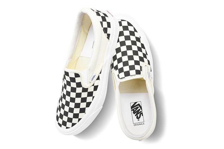 Кеды мужские Vans Vault Classic Slip On Checkerboard, 38 EU