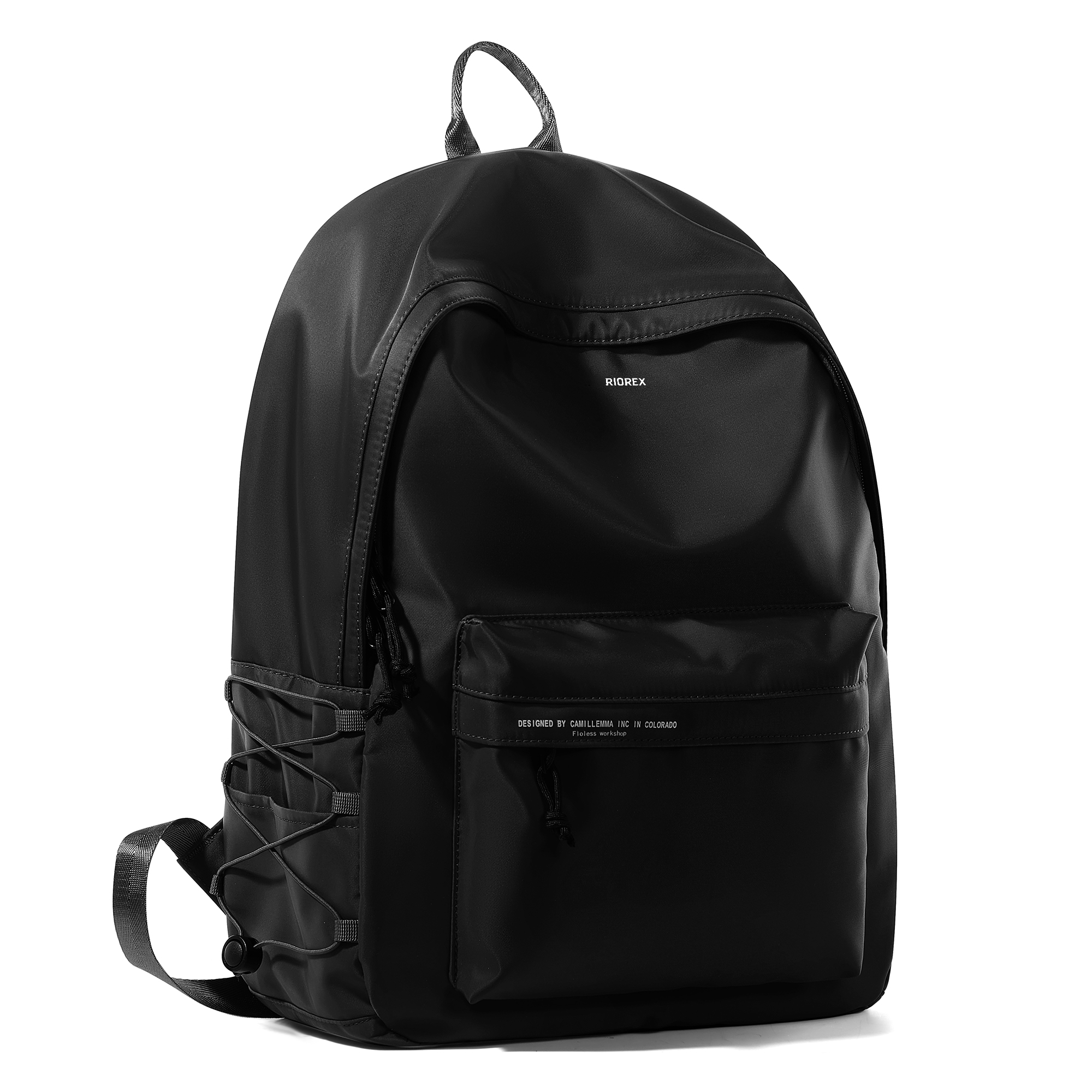 Рюкзак унисекс RIOREX RV1320, чёрно-белый