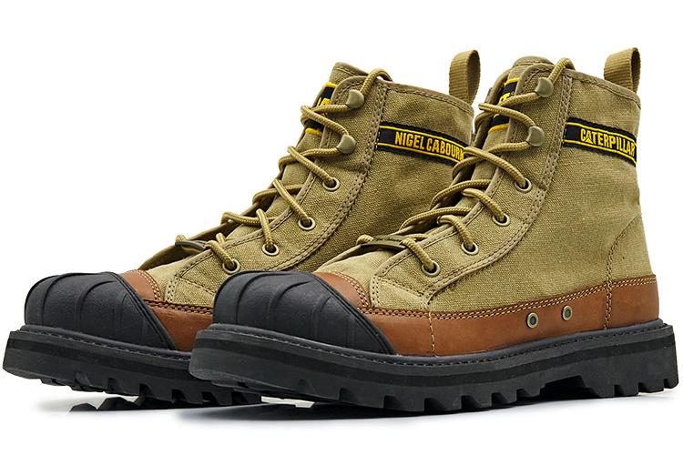 Утеплённые ботинки NIGEL CABOURN x CAT коричневые, 39 EU