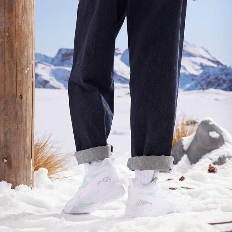 Кроссовки мужские 361° 672246605B白冰川蓝 белые, 41 EU