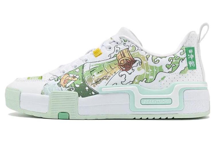 Кеды мужские PEAK Taichi Leaping белые, зеленые, 39 EU