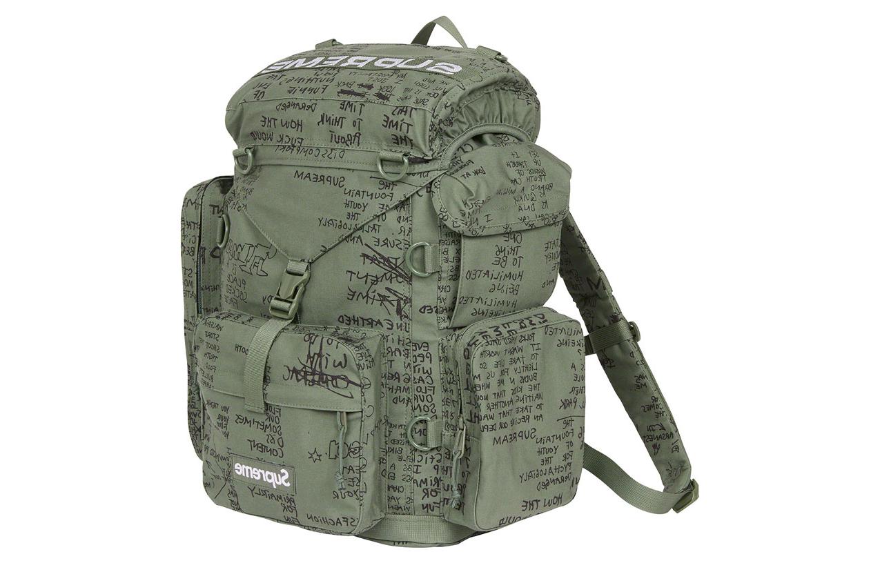 Рюкзак унисекс Supreme SUP-SS23-1091 зелёный