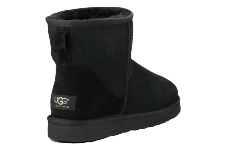 Снеговые ботинки мужские UGG Classic Mini черные, 41 EU
