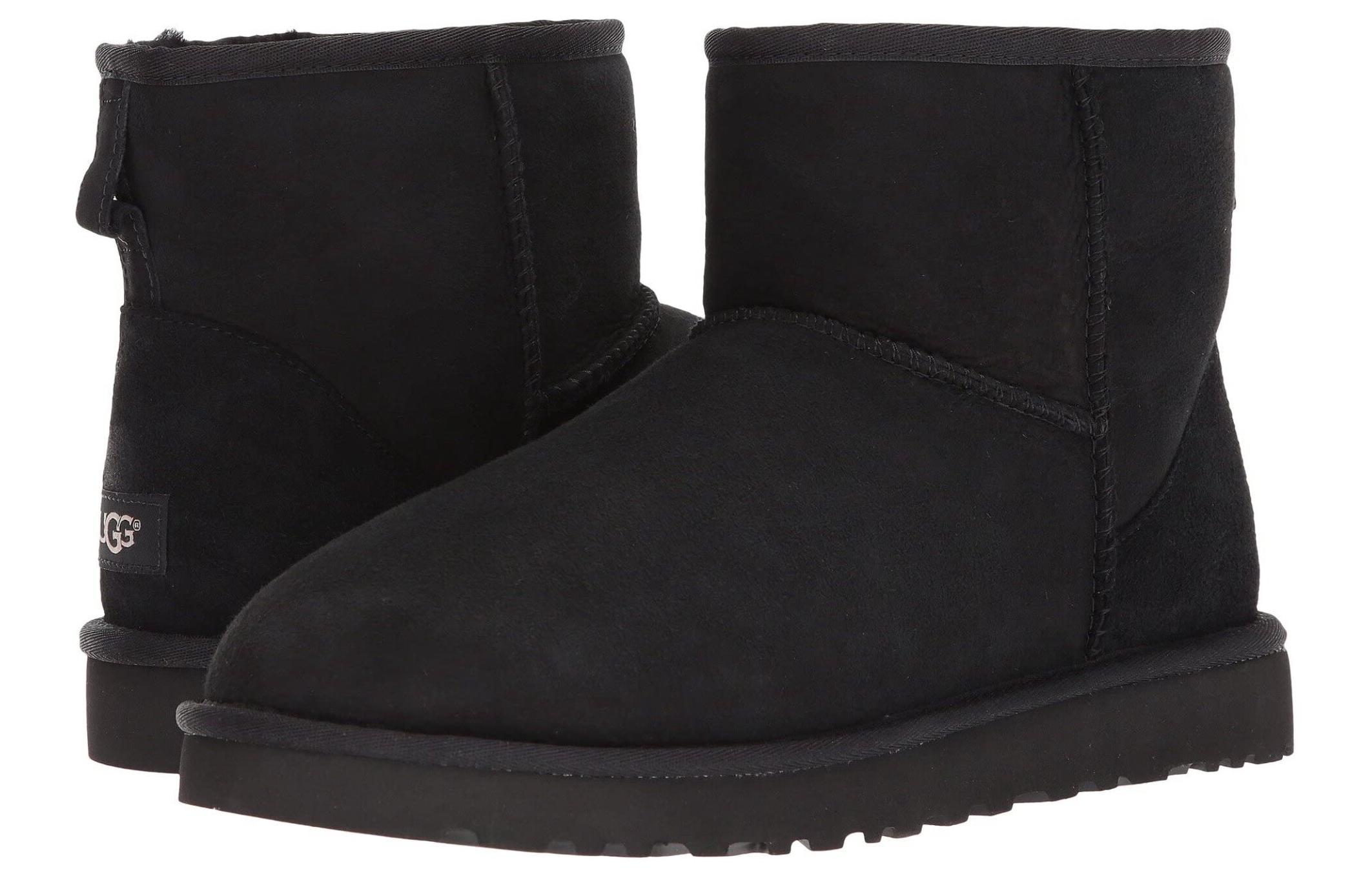 Снеговые ботинки мужские UGG Classic Mini черные, 41 EU