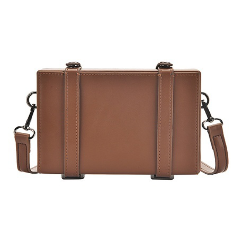 Сумка унисекс HAWA PU Box Bag HWFL-XK-YHC60503 черная/коричневая