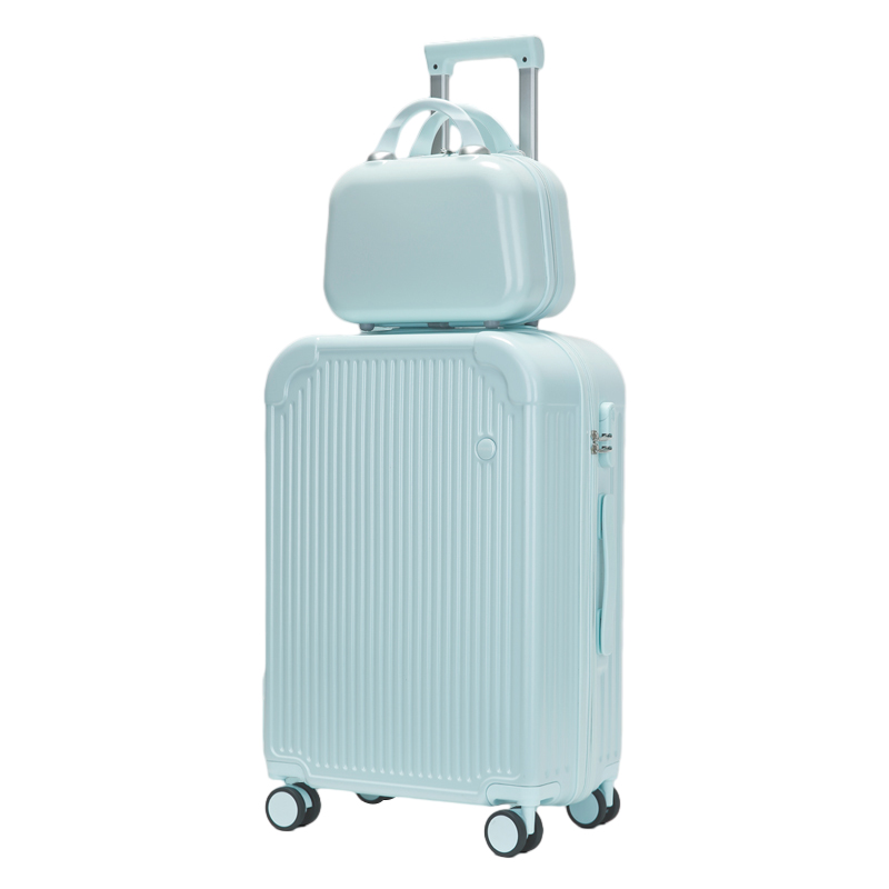 Чемодан женский TGURU PNM-233, mint green, 24 inches EU