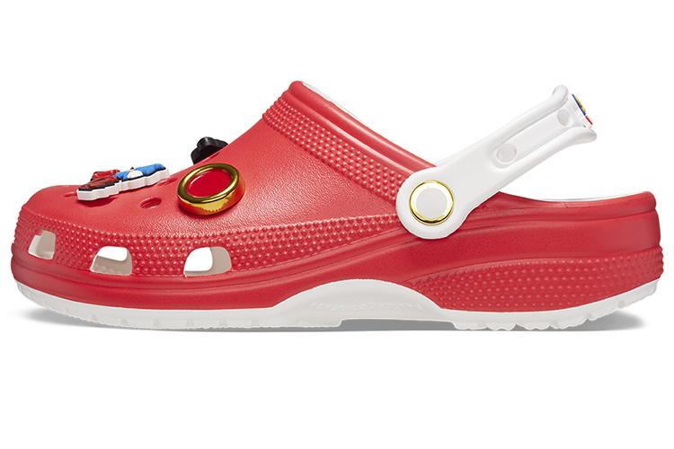 Шлепанцы унисекс Crocs Classic Clog Sonic The Hedgehog красные, 39-40 EU