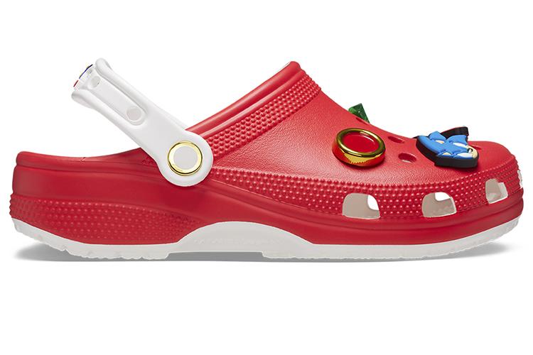 Шлепанцы унисекс Crocs Classic Clog Sonic The Hedgehog красные, 39-40 EU