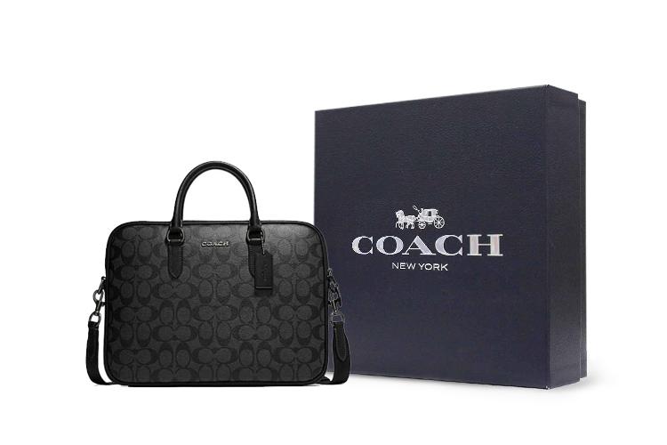 Папка для документов мужская COACH Gotham черная