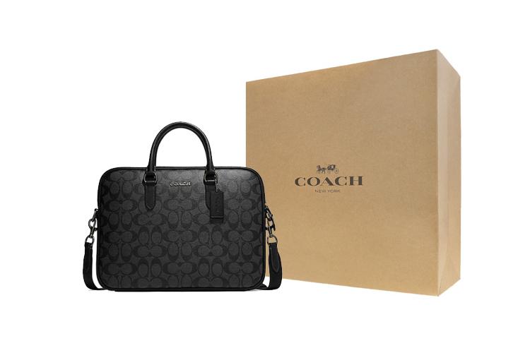 Папка для документов мужская COACH Gotham черная