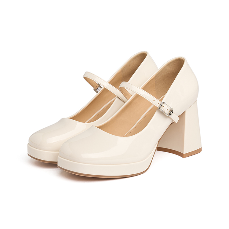 Туфли женские JOSINY 341N15633 ecru, 39 EU