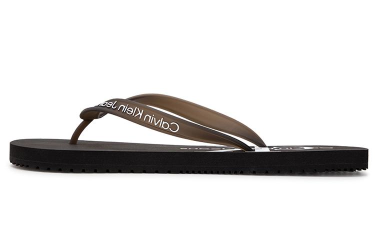 Шлепанцы мужские CKJ CALVIN KLEIN JEANS черные, 44 EU