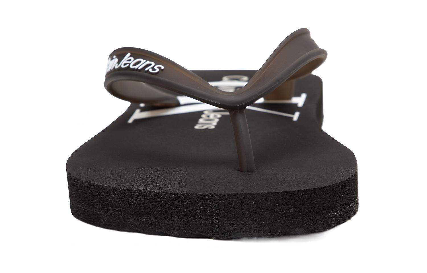 Шлепанцы мужские CKJ CALVIN KLEIN JEANS черные, 44 EU