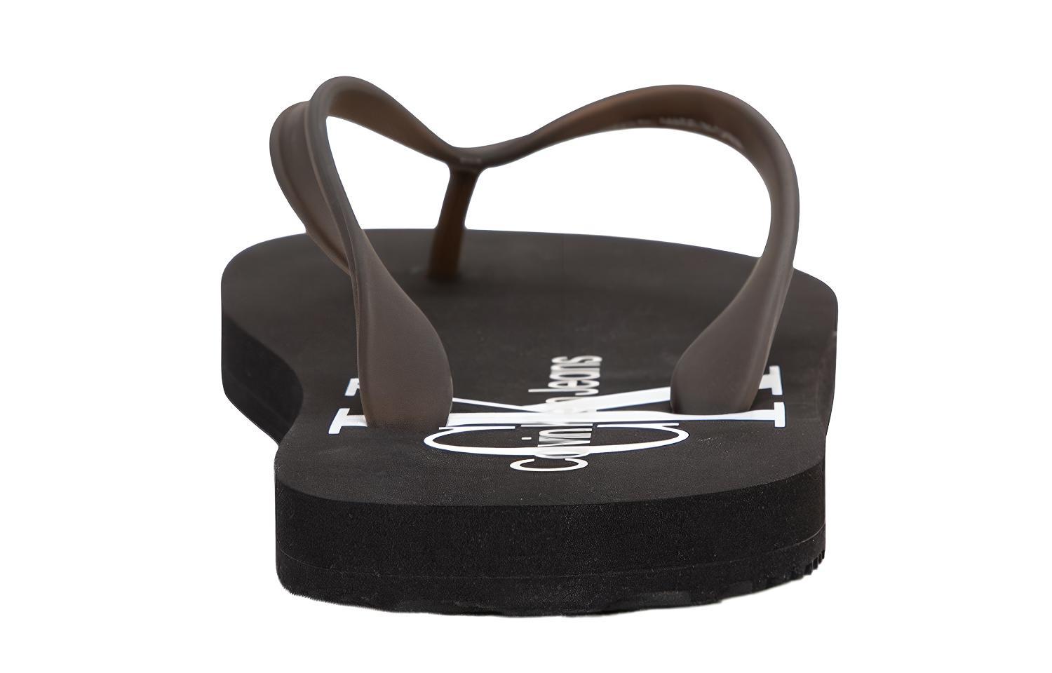 Шлепанцы мужские CKJ CALVIN KLEIN JEANS черные, 44 EU