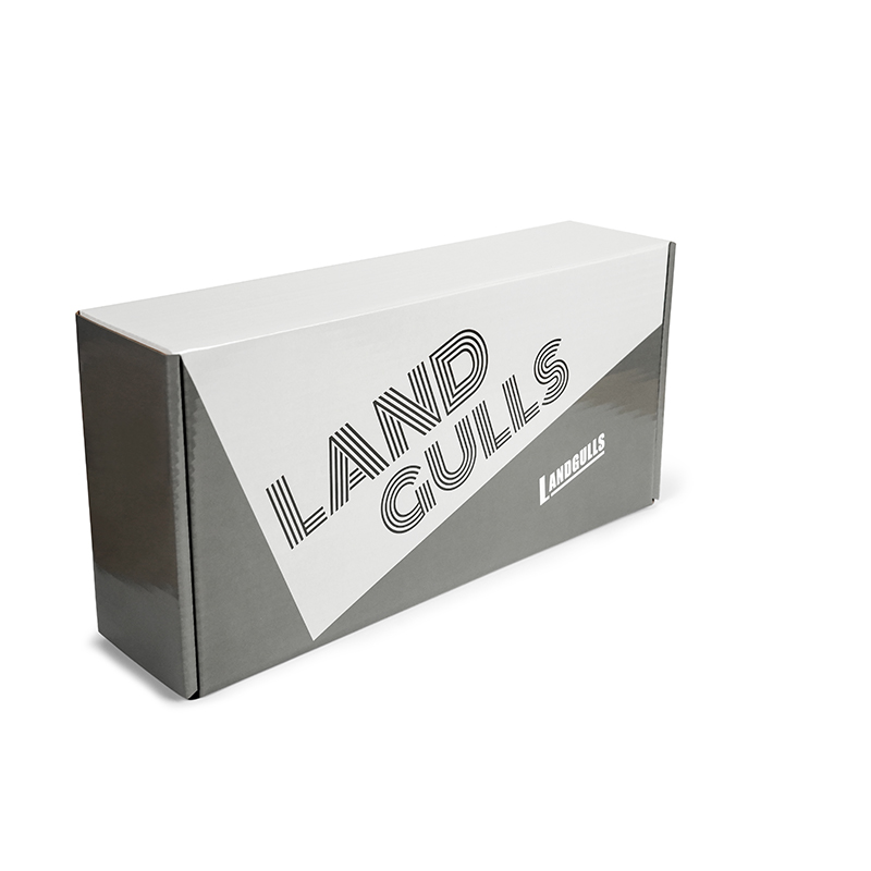 Сумка унисекс Land Gulls LG22002-3 черно-белая, Regular EU