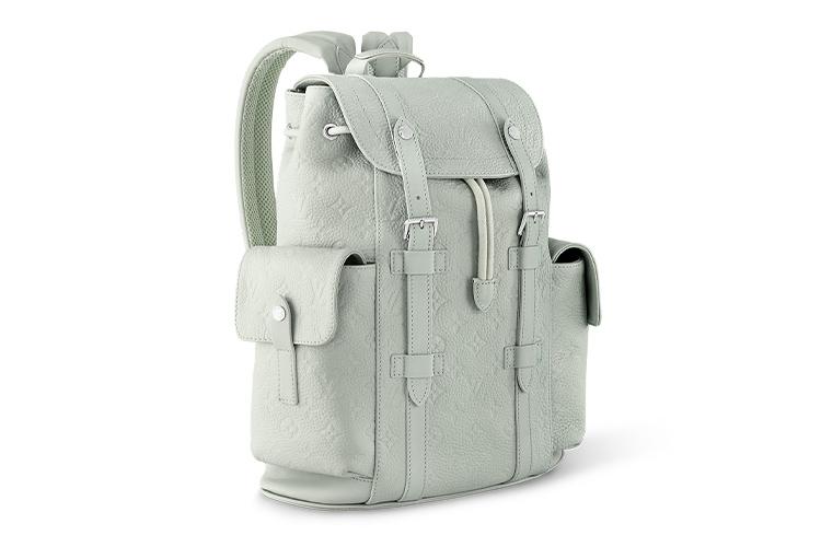 Рюкзак мужской LOUIS VUITTON Christopher PM серо-зеленый, маленький размер