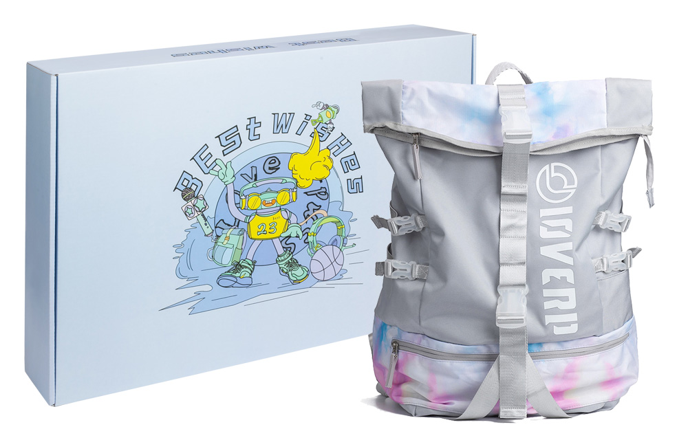 Рюкзак LOVERPUSS LP6081-1 серый-розовый