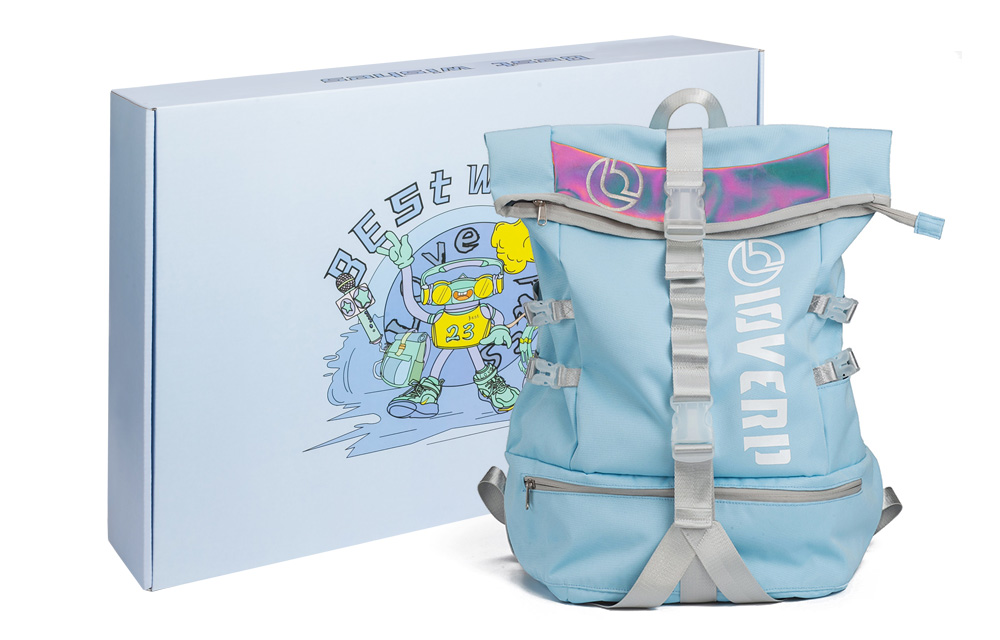 Рюкзак LOVERPUSS LP6081-1 серый-розовый