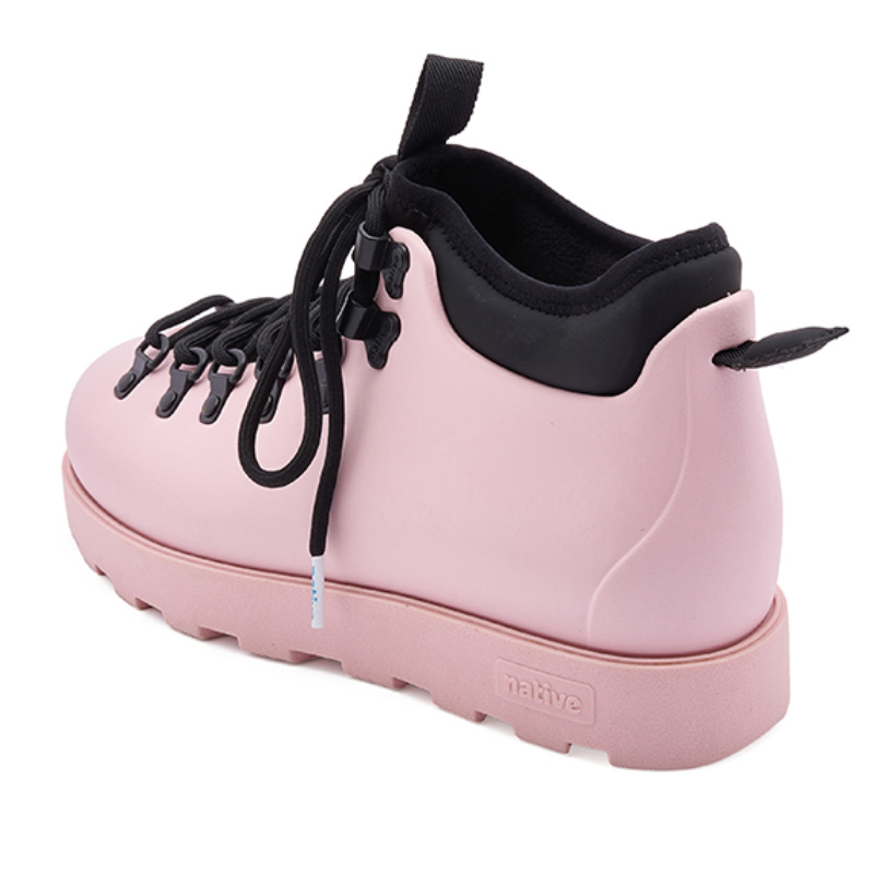 Ботинки женские Native Shoes Fitzsimmons Short Martin Boot серо-розовые, 40 EU