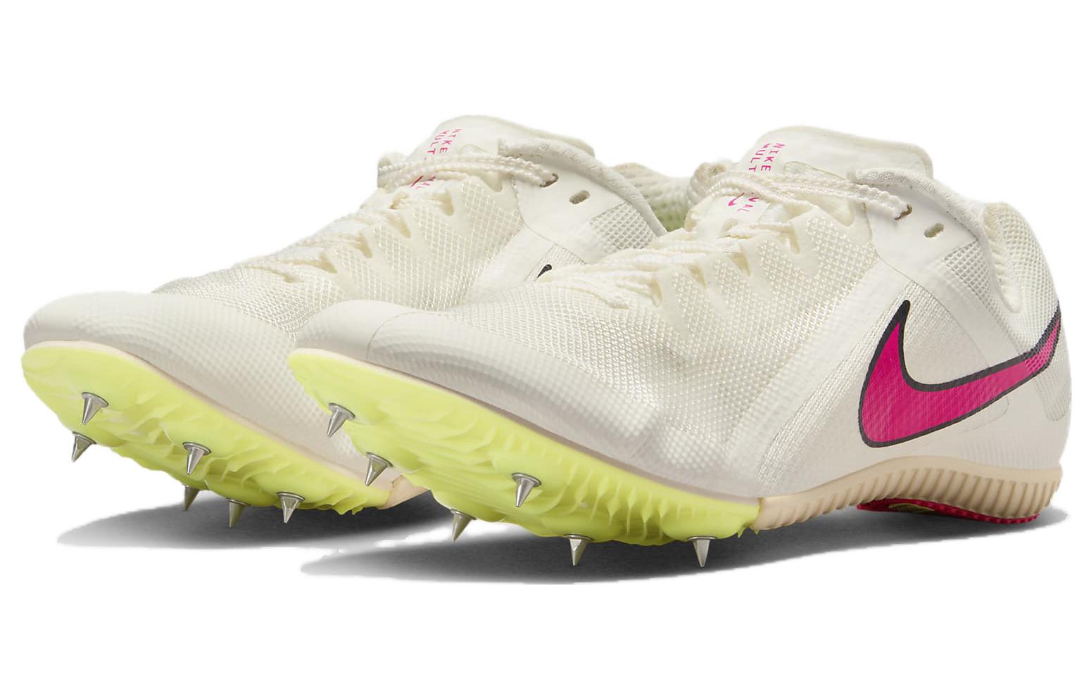 Беговые кроссовки Nike Air Zoom Rival Multi Spikes белые, красные, 42.5 EU