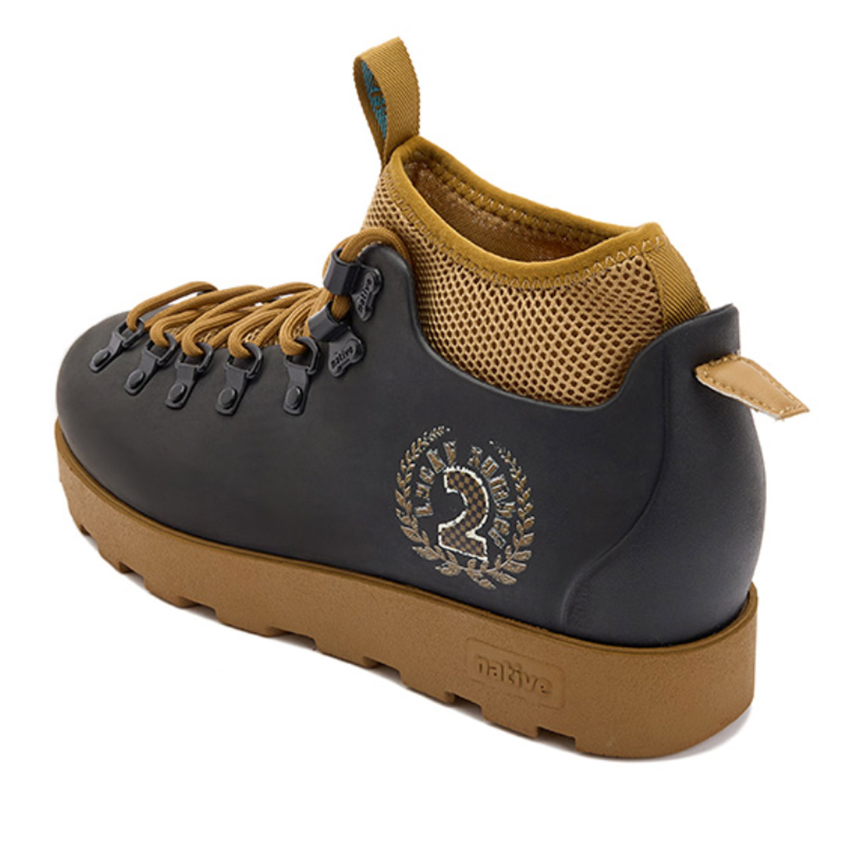 Высокие ботинки унисекс Native Shoes Fitzsimmons черные, 45 EU