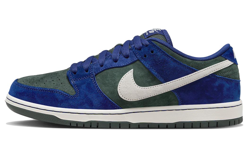 Кеды мужские Nike SB Dunk Low зеленые, синие, белые