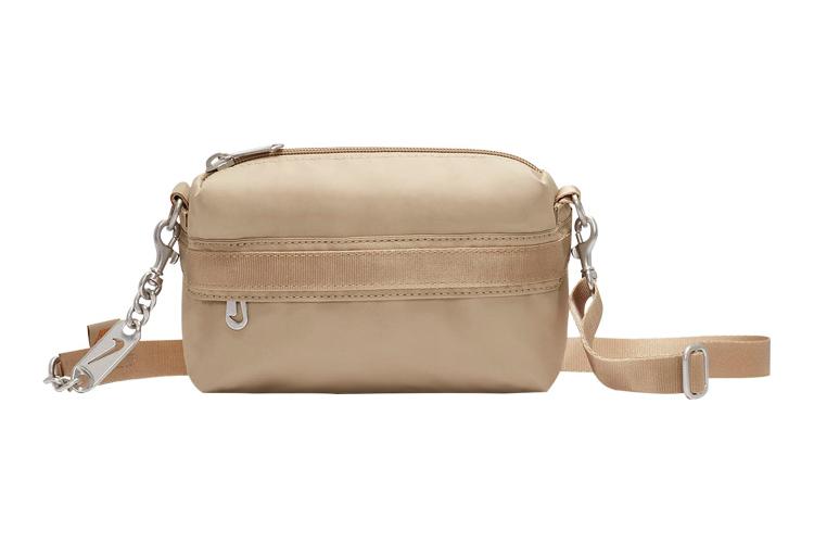 Сумка Nike CW9304-250 песочно-жёлтая, коричневая, лаймовая, серая